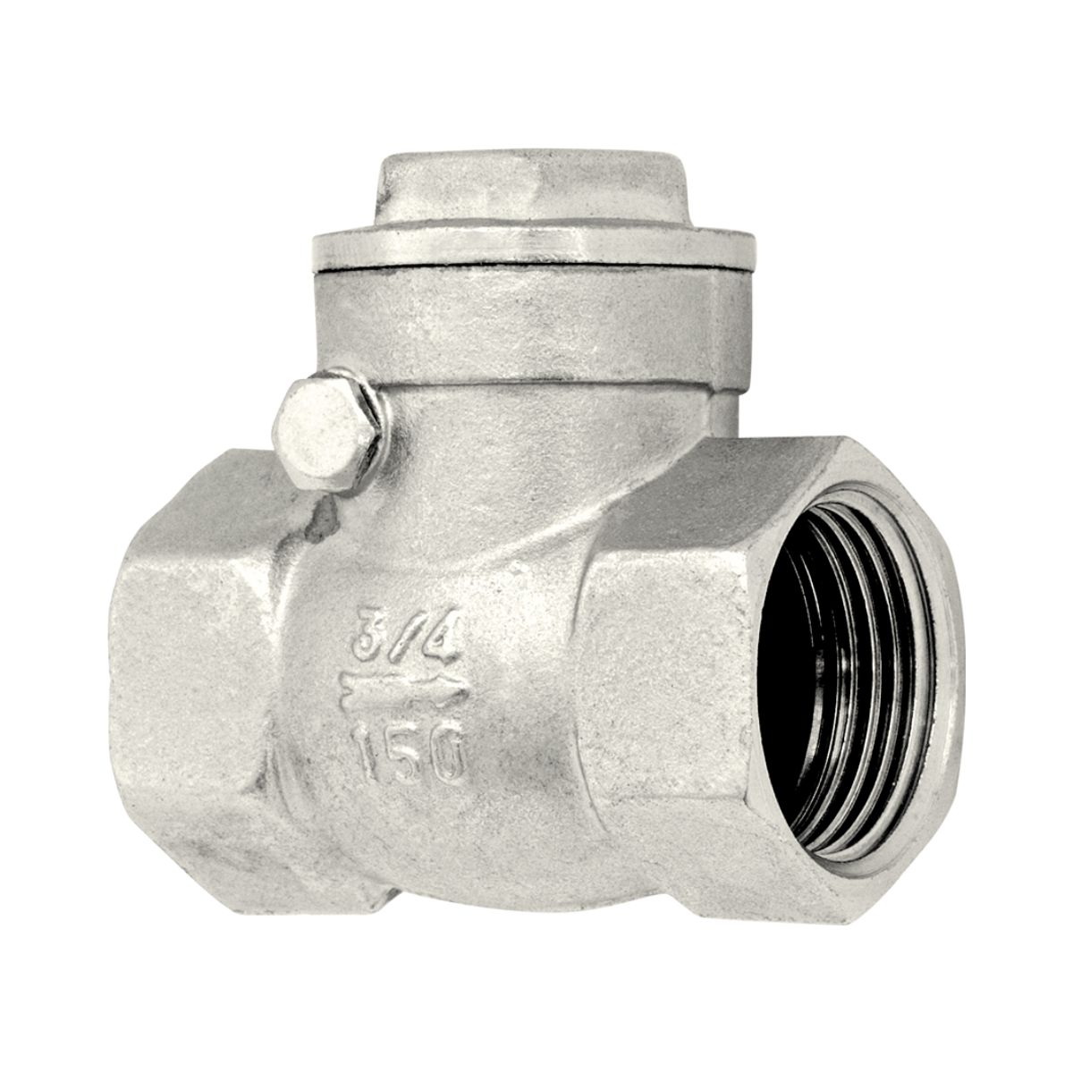 VALVULA DE RETENCAO TIPO PORTINHOLA 3/4